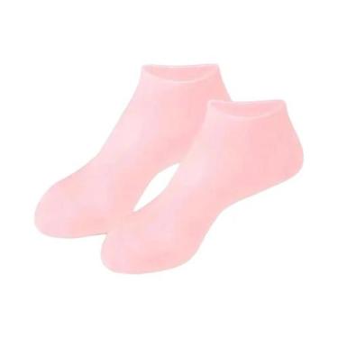 Imagem de Meias De Gel De Silicone Hidratantes Com Aloe Para Pedicure, Para Pés 