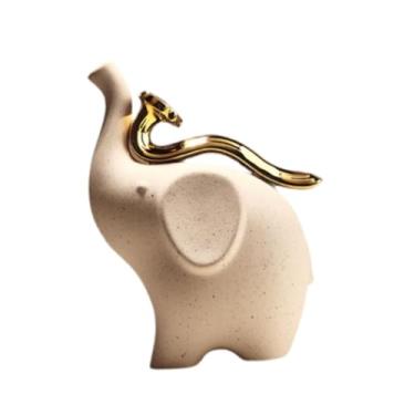 Imagem de MotiveTech Estatueta de Cavalo de Cerâmica, Decoração Feng Shui, Colecionável, Enfeite de Mesa Fofo, Escultura de Animal para Estante, Sala de Estar, de, Style B