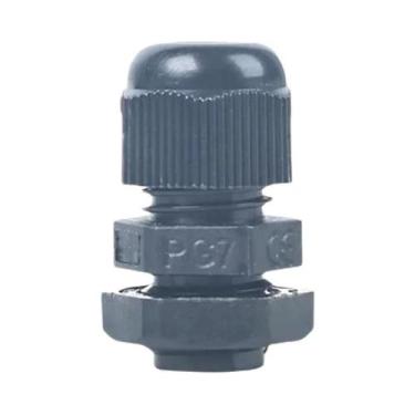 Imagem de Conector De Cabo De Nylon À Prova d'Água Branco E Preto Série PG IP68 