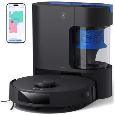 Imagem de ECOVACS DEEBOT N20 Plus Robot Cleaner, 8000 Pa, tecnologia anti-emaranhados, 300 minutos de tempo de funcionamento, limiar de 20 mm, TrueMapping planeamento inteligente de rota