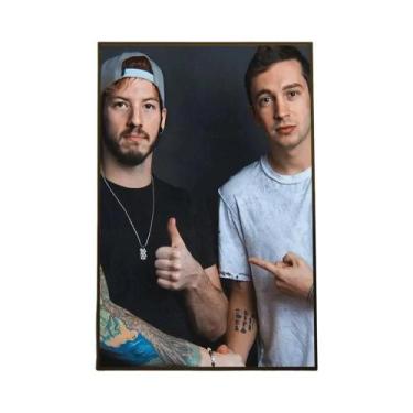 Imagem de Pôster Da Banda Twenty One Pilots, Adesivo Artístico Autoadesivo À Pro