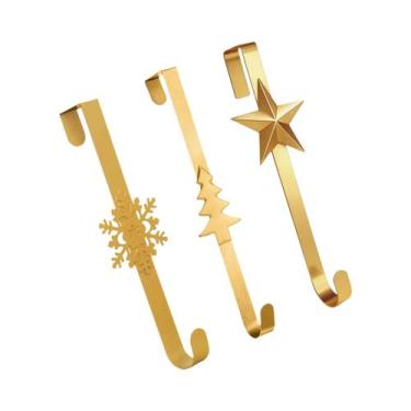 Imagem de Suporte Para Guirlanda De Natal Sem Furo, Gancho Para Porta Da Frente,