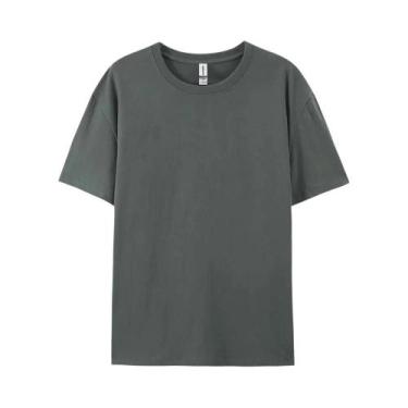 Imagem de Camisetas Femininas De Algodão 100% Lisas Esportivas De Manga Curta Br