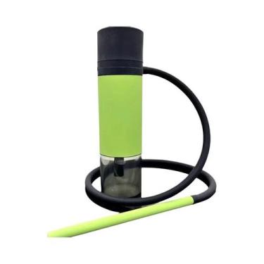 Imagem de Conjunto De Narguilé Portátil Em Acrílico E Silicone Para Uso Externo,