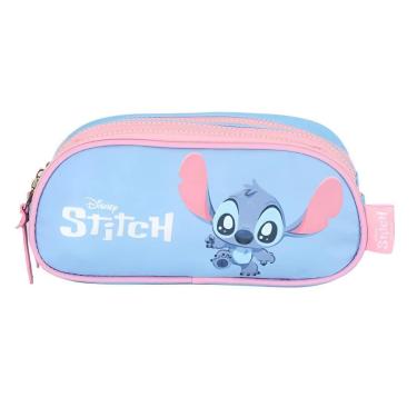 Imagem de ESTOJO LUXCEL ZIPER TRIPLO INFANTIL STITCH ET50045SC-Feminino