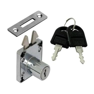 Imagem de Fechadura Para Móveis Porta Correr 22mm Cromada HAFELE