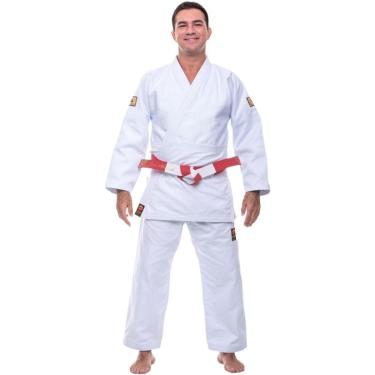 Imagem de Kimono Judô Dragão Gold Adulto Branco-Unissex