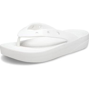 Imagem de Chinelo crocs classic plataform flip white - 34