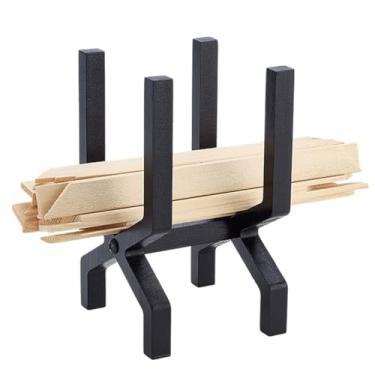 Imagem de PH PandaHall 2 conjuntos de suportes de madeira Palo Santo, suporte de incenso em forma de X, suporte preto, pequenos suportes de incenso para casa, estúdio de ioga, altar, decoração espiritual de