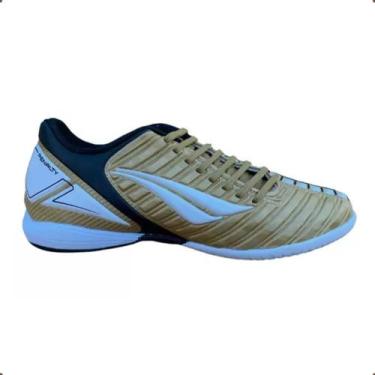 Imagem de Chuteira Indoor Masculina Penalty Digital Pro Dourada, Dr, Bc, Pt, 43