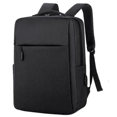 Imagem de Mochila Notebook Impermeável TechBlend TopGet Reforçada com Entrada USB para Laptop Notebook até 15.6 Polegadas - Executiva, Trabalho, Faculdade e Viagem 20 Litros (Preto)