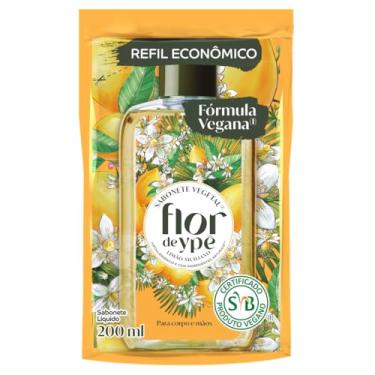 Imagem de Flor de Ypê Sabonete Líquido Vegetal Limão Siciliano, 200ml (Refil)
