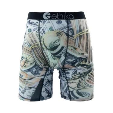 Imagem de Cuecas Boxer Masculinas plus Size Respiráveis ETHIKA, Roupa De Banho S