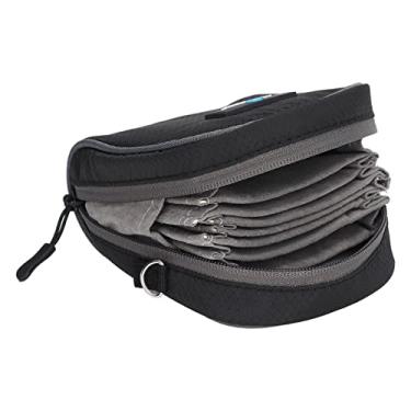 Imagem de Generic Estojo Portátil para Transporte de Filtro de Câmera, Bolsa à Prova D'água Com 8 Compartimentos e Acolchoamento Interno Liso, Alça de Ombro Incluída, Proteção de Filtro