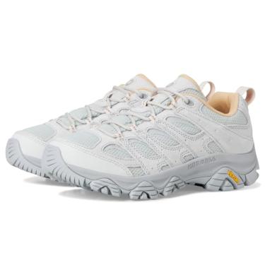 Imagem de Merrell Tênis feminino Moab 3 impermeável para caminhada, Cinza vapor., 40