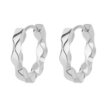 Imagem de Brincos De Argola Quadrados Em Aço Inoxidável Banhados a Ouro Para Mul