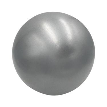 Imagem de Bola de ioga Pilates fitness feminina azul 25 cm mini bola de ioga exercício de equilíbrio interno 、acabamento fosco espesso de PVC (cinza)
