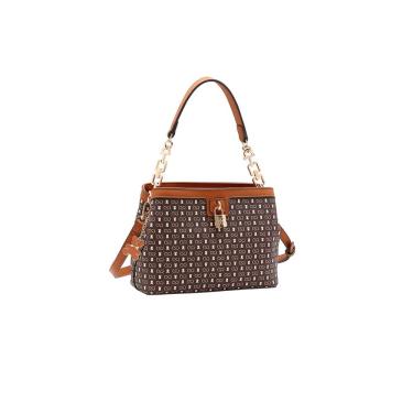 Imagem de Bolsa Feminina Chenson Monograma Baby Urso - Alça de Mão - Café  3485368