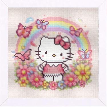 Imagem de eimivrc Kits de arte de diamante para adultos, kits de arte de diamante de desenho animado para crianças, kits de pintura de diamante de broca completa DIY para adultos arte de pedras e artesanato