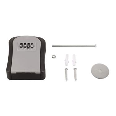 Imagem de Hyuduo Núcleo de Bloqueio Confiável, Ampla Aplicabilidade, Excelente Desempenho, Caixa de Bloqueio de Chave Montada na Parede, Caixa de Combinação de 4 Dígitos, Cofre Portátil para Segurança Com