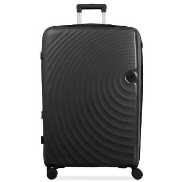 Imagem de Mala de Viagem Grande 32kg Polipropileno 4 Rodas Cartagena Preta - Bag