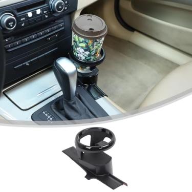 Imagem de Suporte de copo de água para console central compatível com BMW Série 3 2005-2012 E90 E91 E92 E93, painel lateral de mudança de marchas de controle central, expansor de copo de café, acessórios