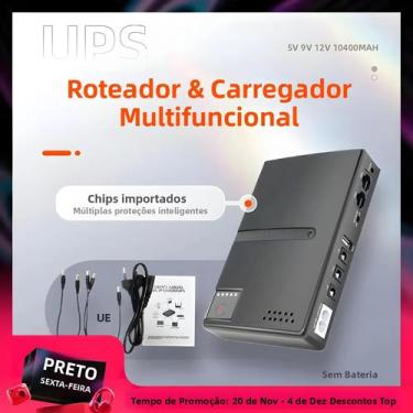 Imagem de Fonte De Alimentação Ininterrupta (UPS) 18W DC1018L 5V 9V 12V Para Rot