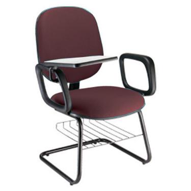 Imagem de Cadeira Escolar Universitária com prancheta para Escolas Linha Uno Vermelho