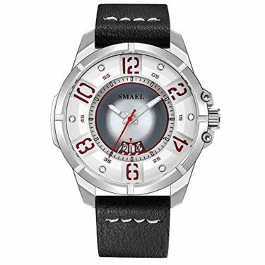 Imagem de Relógio Masculino à Prova D´ Água Aço Inoxidável 9118 Branco