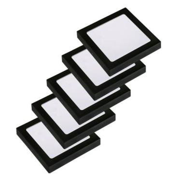 Imagem de Painel Led Pop Quadrado Sobrepor Avant 18W 3000K Preto 5 Und