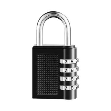 Imagem de Cadeado De Combinação De 4 Dígitos À Prova d'Água Em Liga De Zinco, Re