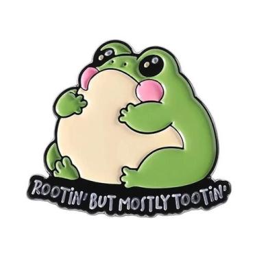 Imagem de Broches De Esmalte De Animais De Desenho Animado Fofos Com Citações En