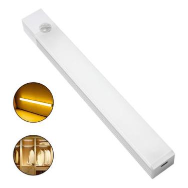 Imagem de Luminária Barra Led Sensor Presença Armário Usb 20cm 2w - DS ELETRONIC