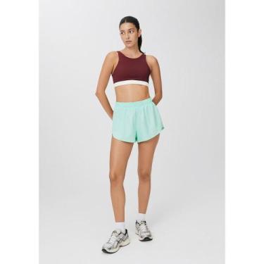 Imagem de Shorts Feminino Runner Easy Care - Verde P - Hering Sports, P