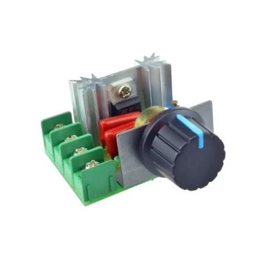 Imagem de Controlador Velocidade P/ Motor 2000w 50-220v 25a PWM Dimmer - ATMX