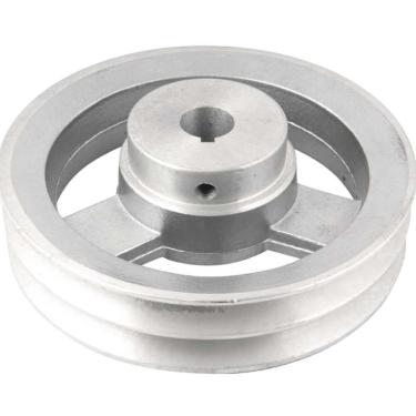 Imagem de Polia Alumínio 2 Canais Perfil A 150mm com Furo 3/4" Vonder