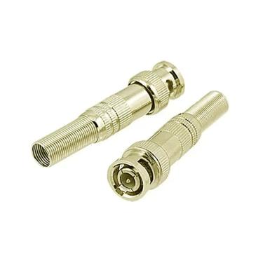 Imagem de Conector BNC com Parafuso CFTV com 10 Unidades FasGold