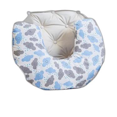 Imagem de Almofada Para Amamentar Nuvem ul Menino Chuva De Amor Baby - L2m