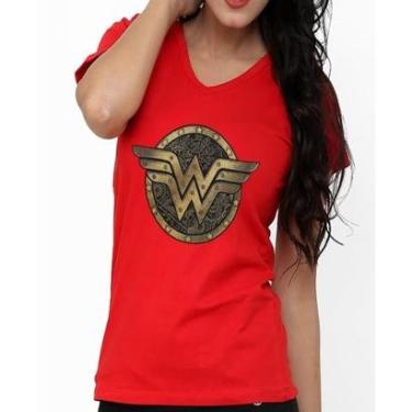 Imagem de Camiseta Mulher Maravilha Wonder Woman Liga Da Justiça-Masculino