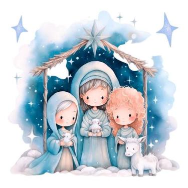 Imagem de Transfer de Imagem (Tiny) Natal - TITN - 066 Presépio - Litoarte