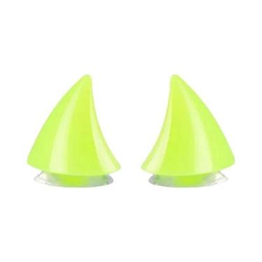 Imagem de Adesivos Decorativos De Orelhas De Gato Coloridas Para Capacete De Mot