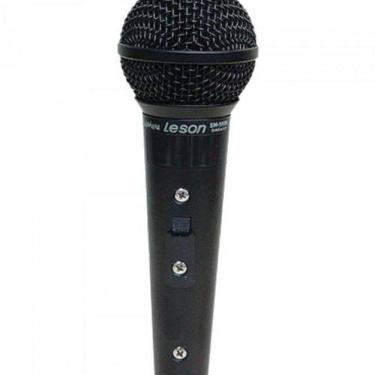 Imagem de Microfone Leson Sm58 Profissional Preto Fosco