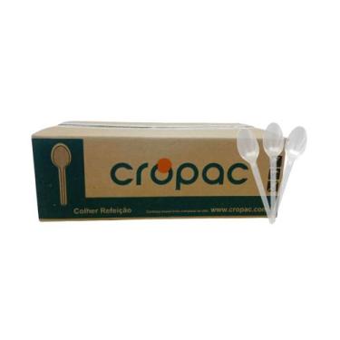 Imagem de Colher para Refeição 15cm Cristal Cropac a Granel com 1.000 unidades