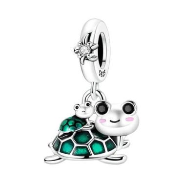 Imagem de Berloques De Prata 925 Com Formato De Golfinho, Caranguejo E Barco Par