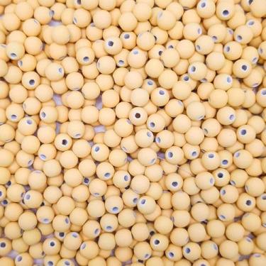 Imagem de Miçanga Passante Bola Emborrachada 8mm 150pçs Bijuteria 60g Escolha a 