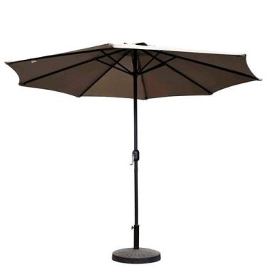 Imagem de Ombrelone Central Bali Rivatti 270 cm em Alumínio com Base HDPE e Capa
