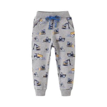 Imagem de Calças De Moletom Bordadas Para Meninos Outono Inverno, Moda Infantil,