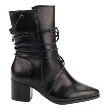 Imagem de Bota Feminina Salto Médio Com Amarração Vizzano 3084.105-Feminino