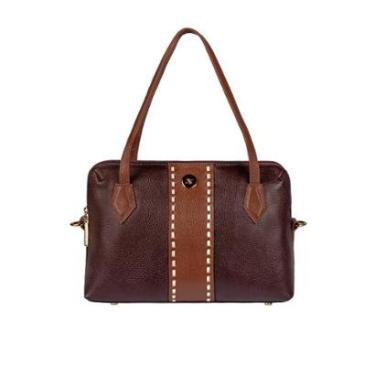 Imagem de Bolsa de mão em couro liso Safira-Feminino