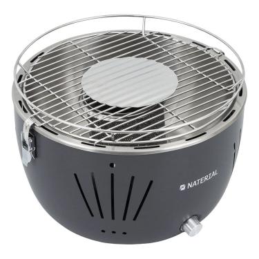 Imagem de Churrasqueira Portatil Carvao Cinza Usb E Pilha - Table Gill